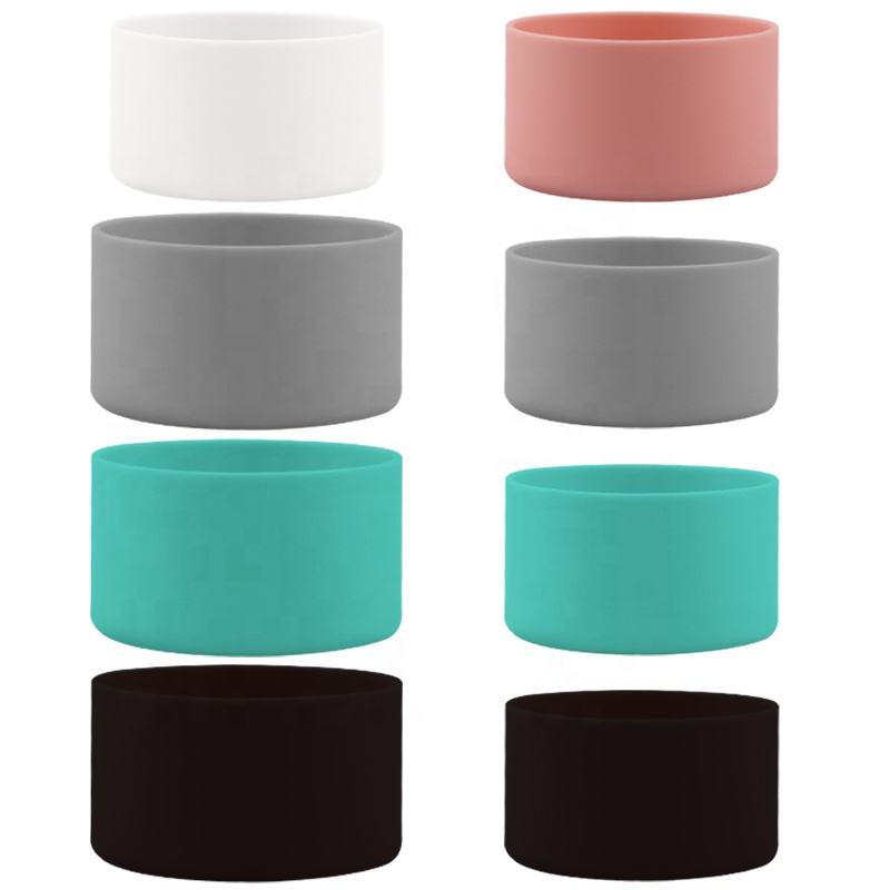 Multifunctional Thermos Cup Beverage Cup Sleeve Pet Drinking Bowl Silicone Anti Scald Anti Scratch Anti Slip Cup Bottom Cover