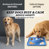 Eco-friendly Silicone Indoor Slow Feeder Licking Bowl with Rolling Ball for Cats & Dogs Slow Pet Eating Easy Clean