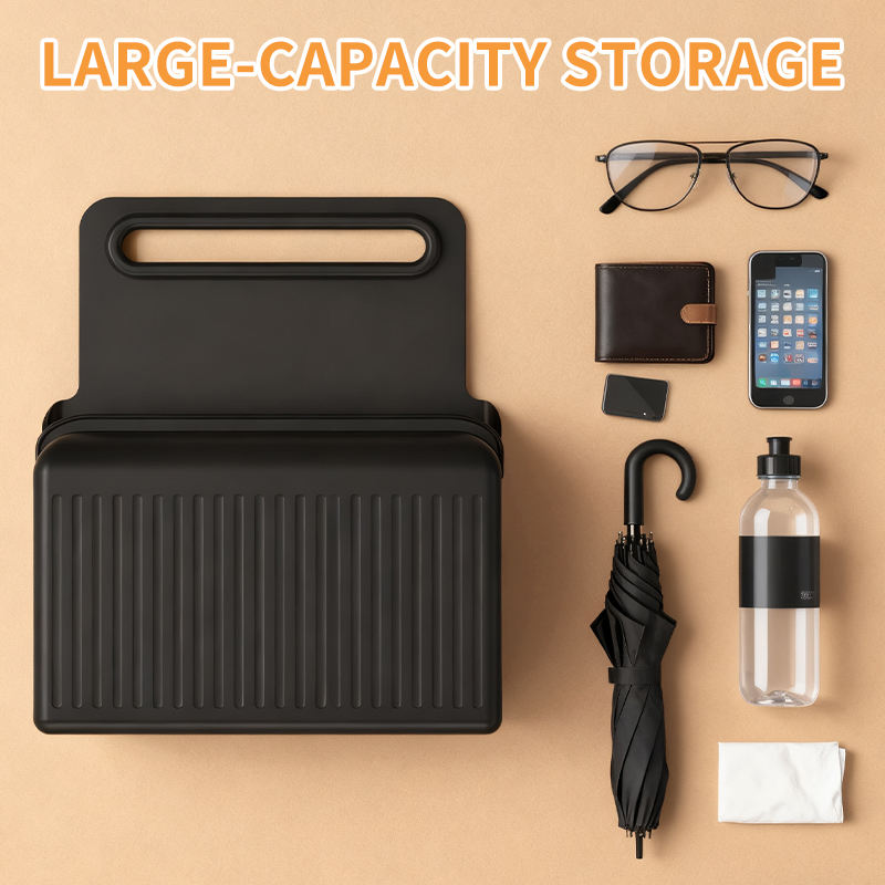 Luxury Rear Seat Back Storage Organizer Multifunction Silicone Waterproof Hanging Bag
