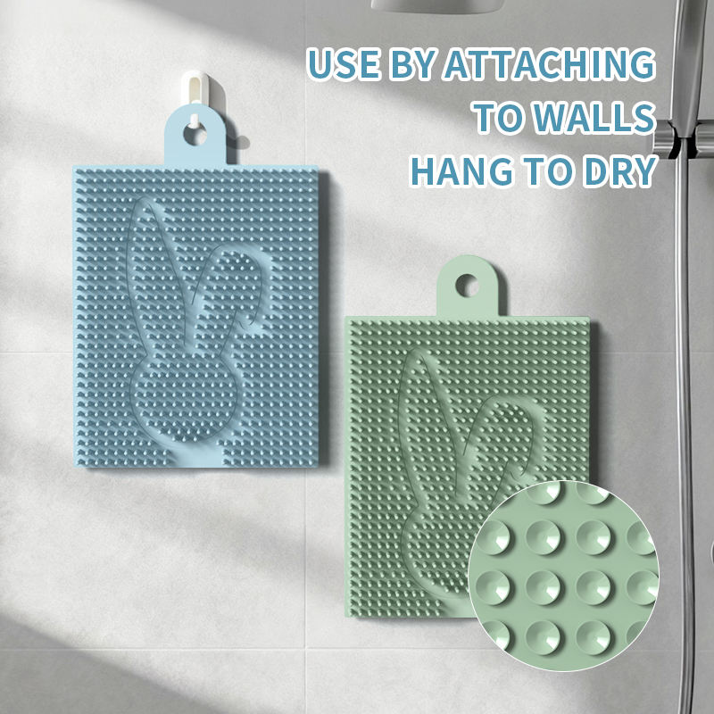Foot Rub Rubbing Gadget Bathroom Massage Bath Dead Skin Washing Foot Brush Silicone Bathtub Non-Slip Bath Mat