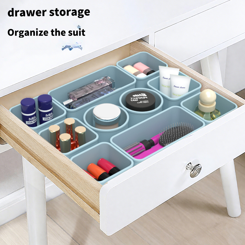 Wellfine Silicone Make up Brush Nail Polish Lipstick Holder Case Organizer Storage Box