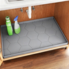 Large Premium Waterproof Silicone Drip Tray Liner Silicone Kitchen Cabinet Water Leak Protection Under the Sink Silicone Mat