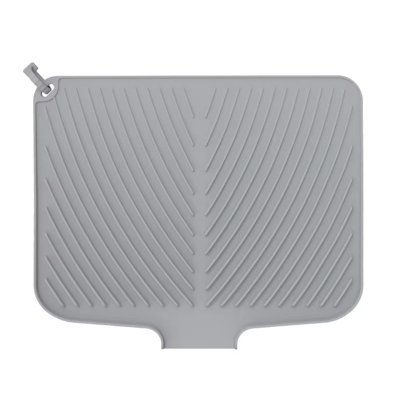 Anti-Slip Thick Silicone Dish Drying Mat Heat-Resistant Drying Pad Sink Draining Pad Faucet Silicone Dish Drying Mat