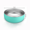 Custom Non-Toxic 304 Stainless Steel Silicone Baby Feeding Set Modern 304 Stainless Steel Children's Suction Bowl Dinner Dishes