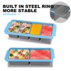 Molde de pastel de silicona con forma de rosquilla respetuoso con el medio ambiente, antiadherente, resistente al calor, reutilizable para uso en horno
