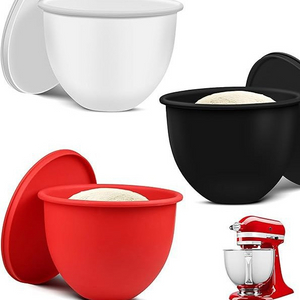 Silicone Bowl Liners Silicone Kitchen Stand Mixer Liner Non-Slip Mixing Bowl Liner Silicone Liners for 5 Qt KitchenAid Mixers