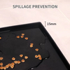 BPA Free Rectangle-Shaped Silicone Dog Feeding Mat Non-Slip and Non-Spills Pet Feeder Pad with Solid Pattern