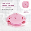 Silicone Shower Steamers Tray Suction Cup Long Lasting Flake Bath Bombs Container Shower Steamer Tablet Holder