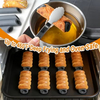 Herramienta para hornear de silicona DIY, formas antiadherentes, rollo de crema, tornillo, carcasa de croissant, cuerno, moldes de pasteler&iacute;a de tubo dan&eacute;s