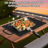Factory Custom Fireproof Outdoor Portable Grill Fire Pit Under Felt Non Stick Rubber Grill Floor Barbecue Braise Mat