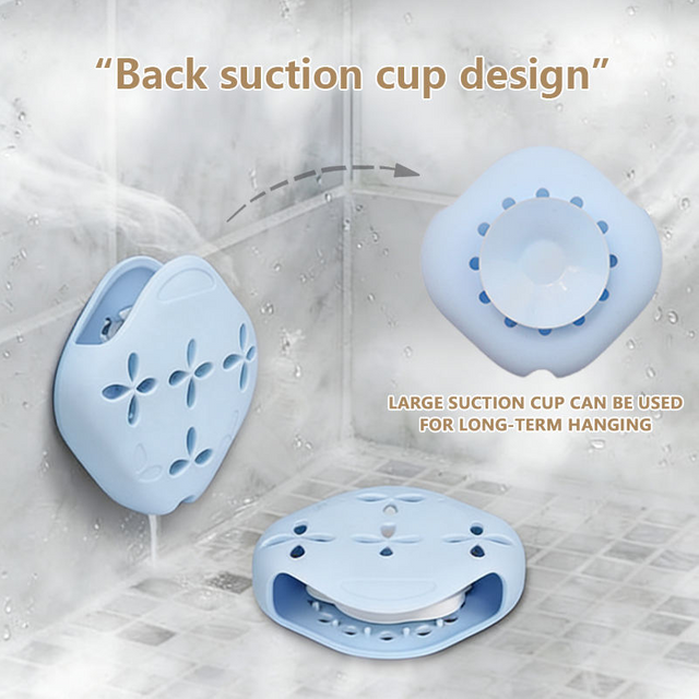 Silicone Shower Steamer Tray with Suction Cup - Bath Holder