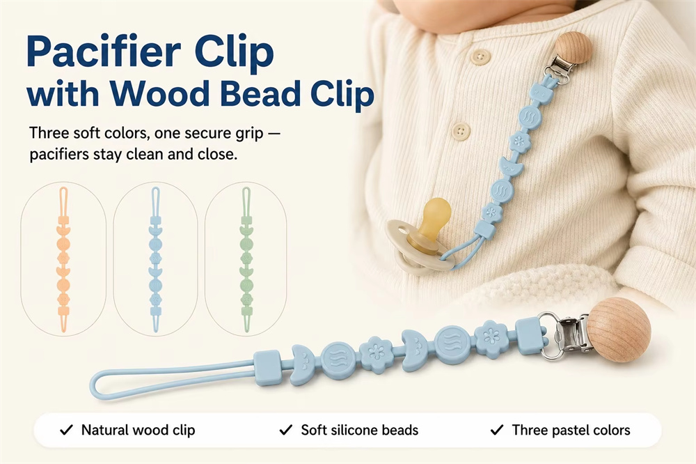 <span style="font-family:inter;"><span style="color:#2f4a52;"><strong>Pacifier Clip for Cleaner, Calmer On-the-Go Moments</strong></span></span> <link href="https://fonts.googleapis.com/css?family=Inter" rel="stylesheet" type="text/css" />
