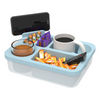 New Arrivals Silicone Couch Caddy Snack Box Waterproof Organizer Tray with Cup and Phone Holder for Bed Car Seat Beach Use