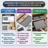 Hot Selling Waterproof Under Sink Mat Cabinet Liner Protector Silicone Drain Mat Kitchen Dish Tray Cutting Service