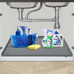 Silicone Under the Sink Waterproof Mat for Kitchen Cabinet Protection with Absorbent Properties Silicone Mat