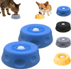 Solid Pattern Silicone Pet Lick Bowl Eco-Friendly Automatic Slow Feeder Liquid Treat Bowl for Dogs Slow Eating