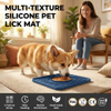 Silicone Pet Licking Slow Feeder Interactive Lick Mat Cats Dogs Portable Lightweight Eco-Friendly Non-slip Anti-choke