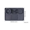 Top Rankings Silicone Pet Licking Mat Cat Dog Slow Food Bowl Feeding Mat Suction Cup Folding Pet Food Placemat