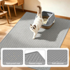 New Washable Food-Grade Silicone Waterproof Anti-Slip Cat Litter Mat Anti-Scatter Easy to Clean Lightweight Design
