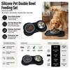 Silicone Pet Bowl for Dogs and Cats Feeder Bowls for Pets Dog Food Bowl with No-Spill and Non-Slip Design