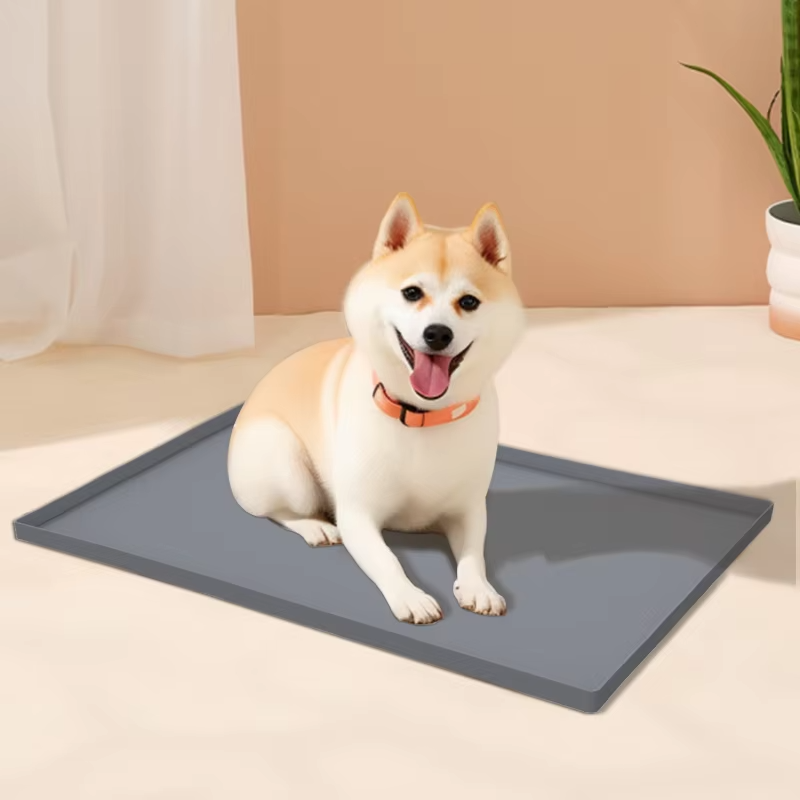 Wholesale Double-Sided Anti-Slip Pet Feeding Mat Rectangle Easy Clean Waterproof Dog Cat Mat