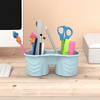 Custom Silicone Pencil Holder for Desk Snack Organizer Multifunction Pen Holder for Kids Pen Stand for Office