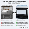 New Arrivals Custom Silicone License Plate Holder Rust-Proof Number Plate Cover Rattle-Proof Weather-Proof