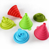 100% Food Grade Silicone Collapsible Large Size Funnel Foldable Kitchen Funnel for Liquid Transfer
