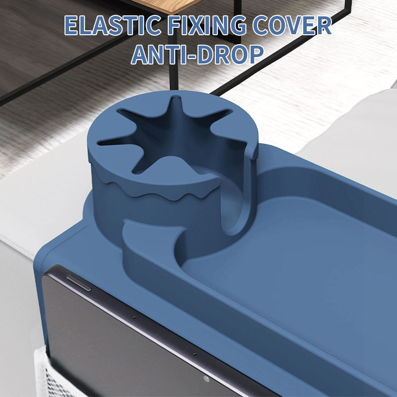 Hot Selling Modern Design Portable Anti-Slip Silicone Coaster Couch Armrest Cup for Sofa for Home or Office