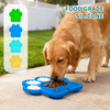 Custom Silicone Licking Mat Bowl Dog Collapsible Silicone Dog Bowl cat Slow Feeder Dog Slow Feeder Bowl