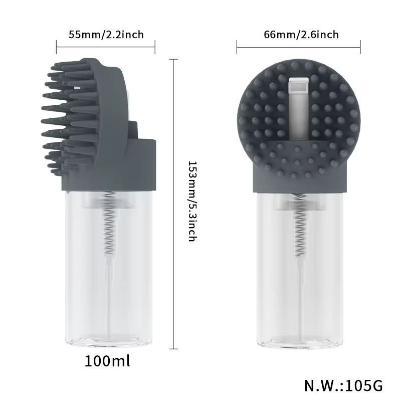 Eco-Friendly Multifunctional Silicone Bath Shower Artifact Integrated Pet Dog Grooming Cleaning Brush