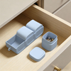 Silicone Square Tray Drink Holder Pocket Organizer 6-10L Capacity for Remote Snacks Cellphone Storage Couch Sofa Armrest Table