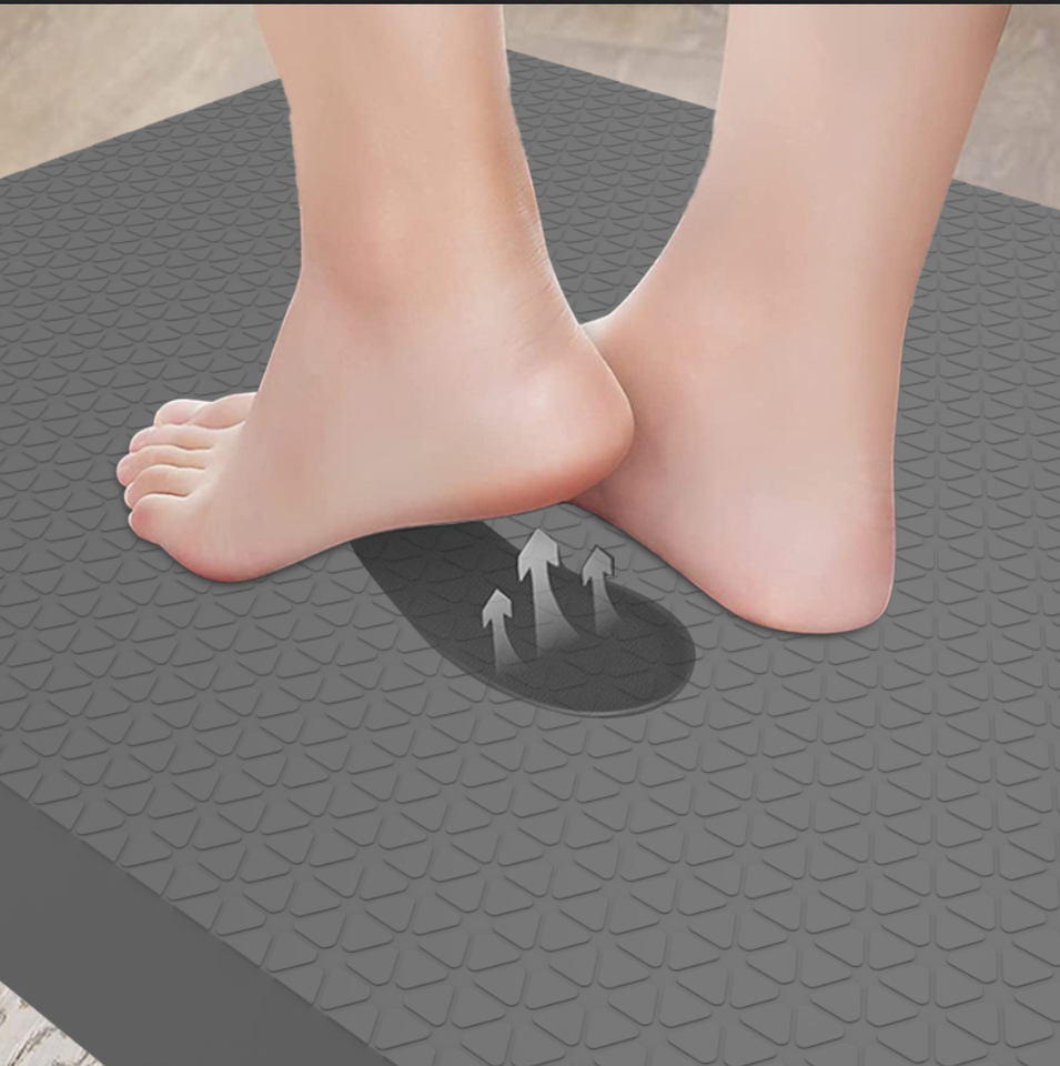 Waterproof Indoor Floral Kitchen Floor Mats Anti-Fatigue Comfort Rug Boho Style Foot Mat