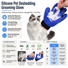 Custom Silicone Pet Hair Remover Gloves Pet Grooming Glove Guantes De Mascotas Deshedding Brush Glove