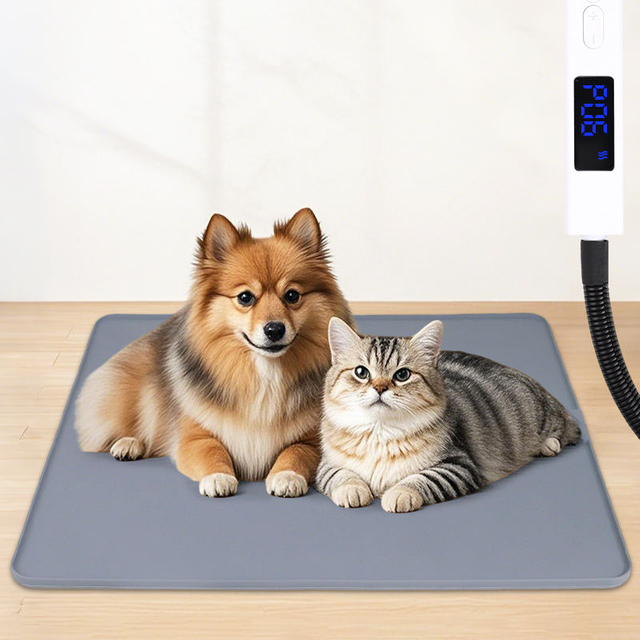 Wellfine New Arrivals Pet Heating Pad Intelligent Temperature Waterproof Silicone Mat Heat Pad Pet