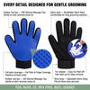 Custom Silicone Pet Hair Remover Gloves Pet Grooming Glove Guantes De Mascotas Deshedding Brush Glove