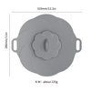 Wellfine Anti Spilling Lid Stopper Pan Cookware Parts Silicone Pot Lid Cover