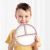 New Arrival BPA Free Food Grade Baby Silicone Suction Plate Baby Tableware Classic Silicone Dining Plate for Baby Kids