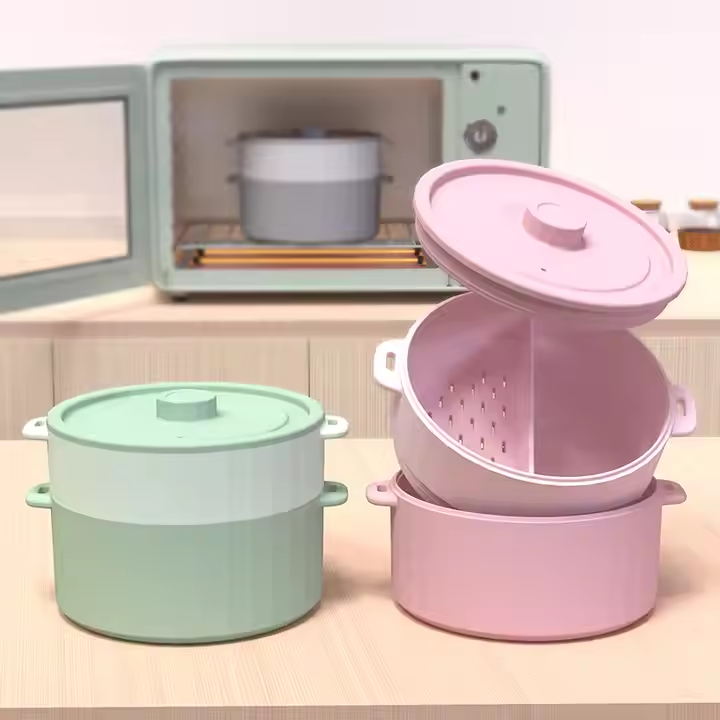 Wellfne New Arrivals Microwave Food Storage Container Potato Cooker Lazy Microwave Potatoes Steamer