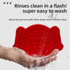 Modern Silicone Pet Bowl with Automatic Feature Solid Pattern Suction Base Slow Lick Mat for Hydration Dog Cat Feeding