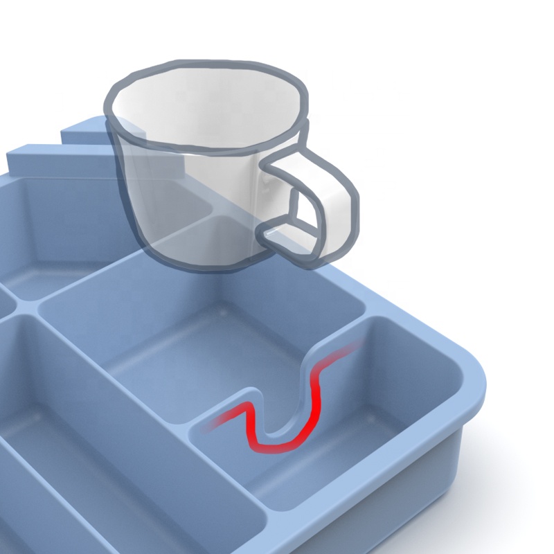 Silicone Couch Cup Holder Tray - Anti-Spill Waterproof Caddy