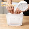 Reusable Silicone Food Storage Bags - Leakproof, BPA Free