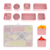 Silicone Kids Lunch Box - Divided Snack Container, Portable