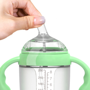Silicone Feeding Bottles for Babies - BPA Free, Travel Ready