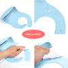 Bathtub Splash Guard with Suction Cups - Silicone Toy Tray
