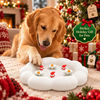 Christmas Dog Lick Mat - Silicone Slow Feeder Pad for Pets