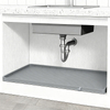 Large Premium Waterproof Silicone Drip Tray Liner Silicone Kitchen Cabinet Water Leak Protection Under the Sink Silicone Mat
