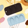 Manufacturers Food Grade Silicone Baking Mold Hot Sell 3 Compartment Silicone Cake Baking Mold