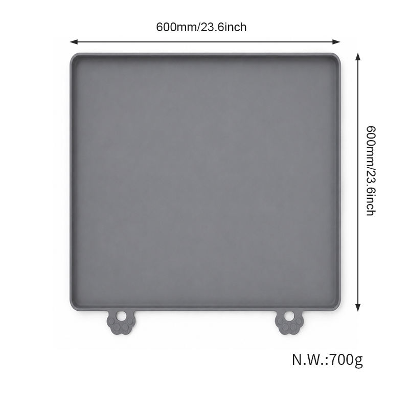 Drip Tray Silicone Mat Washing Machine Tray with Raised Edge for Protecting Floors, Mini Fridge, Washing Machine, Dryer