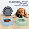 2025 New Arrivals Bpa Free Silicone Pet Bowl Slow Food Feeding OEM Wholesale Portable Feeder Dog Bowls